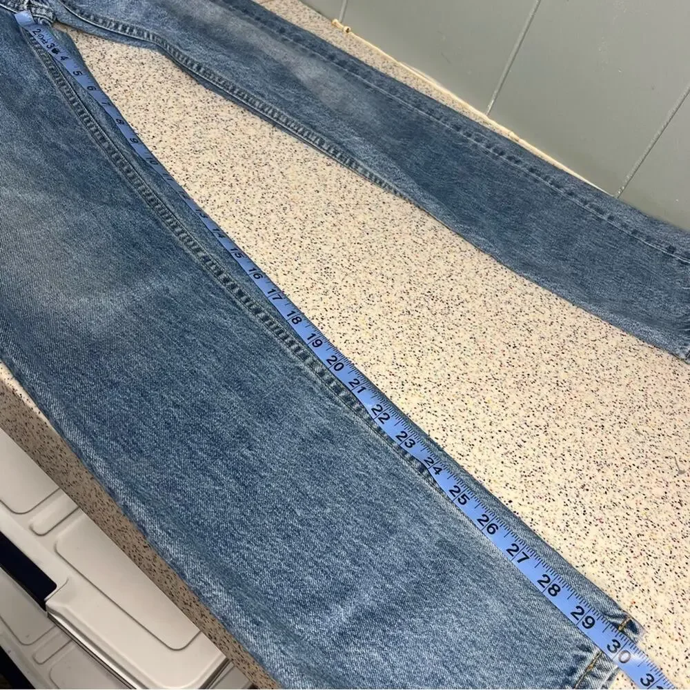 SLVRLAKE Tyler Denim Jeans in Lucky Town Straight Leg 100% Cotton Size 29